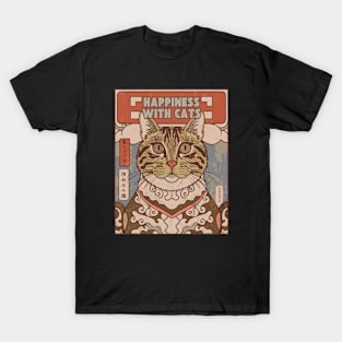 Heppiness With Cats T-Shirt